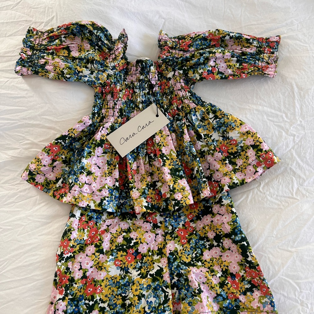 Cara Cara Floral Smocked Set